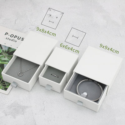 OEM Tension Jewelry Ring Necklace Earrings Drawer Box Bracelet Earrings Jewelry Box Custom LOGO